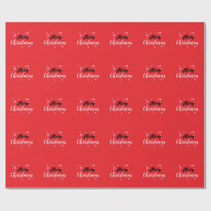 Frohe Weihnachten Klassik Einzigartig Minimalistis Geschenkpapier