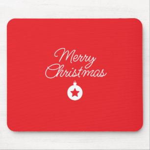 Frohe Weihnachten Klassik Einzigartig Minimalistis Mousepad