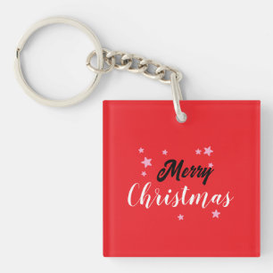 Frohe Weihnachten Klassik Einzigartig Minimalistis Schlüsselanhänger