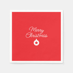 Frohe Weihnachten Klassik Einzigartig Minimalistis Serviette