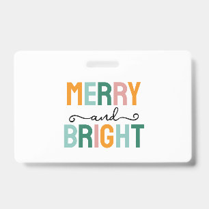 Frohe Weihnachten Klassisch Einzigartig Minimalist Ausweis