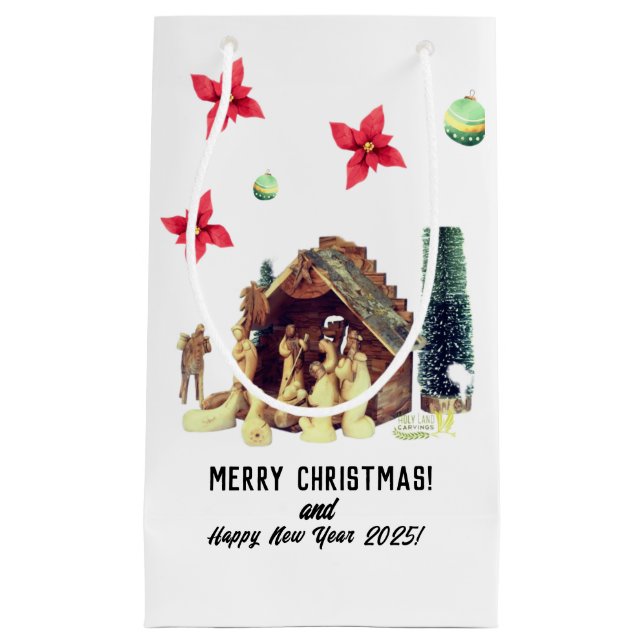 Frohe Weihnachten! Kleine Geschenktüte (Vorderseite)