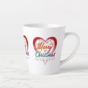 Frohe Weihnachten Kleine Latte Tasse, 12 oz Milchtasse