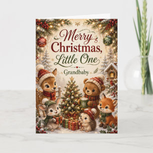 Frohe Weihnachten Kleines Enkelkind Karte