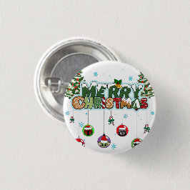 Frohe Weihnachten Knopf Button