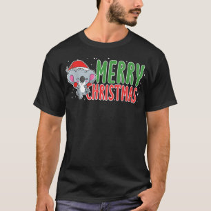 Frohe Weihnachten Koala Bear Weihnachtsmann Weihna T-Shirt