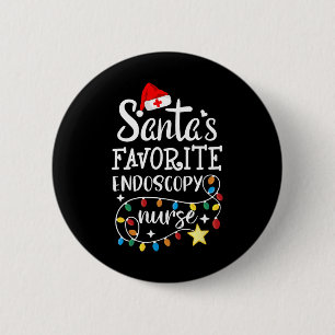 Frohe Weihnachten Krankenpfleger-Team, Santas Lieb Button