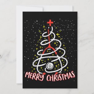 Frohe Weihnachten Krankenschwester Lustige PICU Kr Einladung