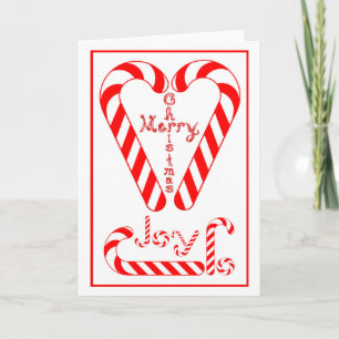 Frohe Weihnachten Kreuz Herz Candy Canes Freude Sc