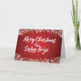 Frohe Weihnachten Kroatische Karte, Sretan Božić