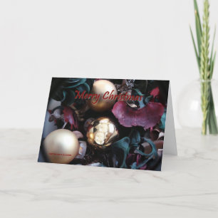 Frohe Weihnachten - kundengerechte Karte