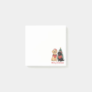 Frohe Weihnachten Labrador Retriever Hunde Post-it Klebezettel
