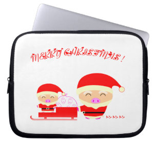 Frohe Weihnachten Laptopschutzhülle