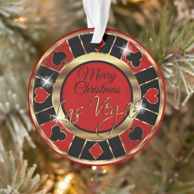 Frohe Weihnachten Las Vegas Ornament (Baum)