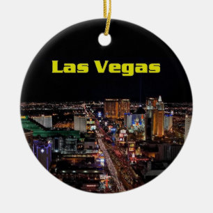 Frohe Weihnachten Las Vegas Strip Ornament