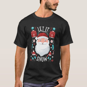Frohe Weihnachten lassen es schneien T-Shirt