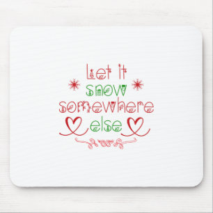 Frohe Weihnachten lassen es sonnenbaden. Mousepad