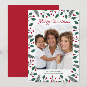 Frohe Weihnachten Laub Foto