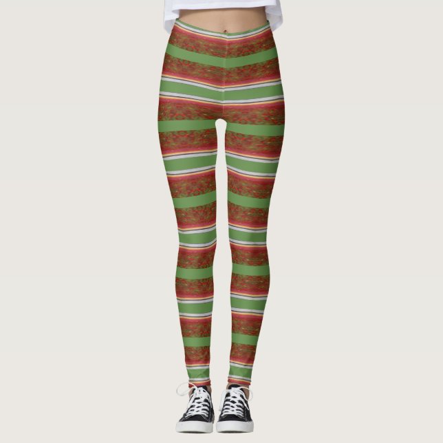 Frohe Weihnachten Leggings (Vorderseite)