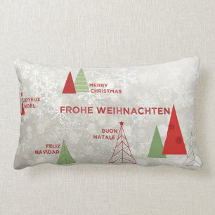Frohe Weihnachten Lendenkissen
