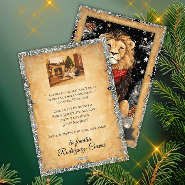 Frohe Weihnachten León Frieden auf Erden Familienf (Von Creator hochgeladen)