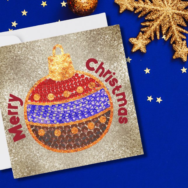 Frohe Weihnachten - leuchtendes Bauble mit Sequenz (Von Creator hochgeladen)