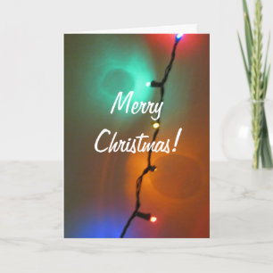 Frohe Weihnachten ließen Ihre helle Shine-Karte