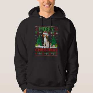 Frohe Weihnachten Lighting Ugly Beagle Weihnachten Hoodie