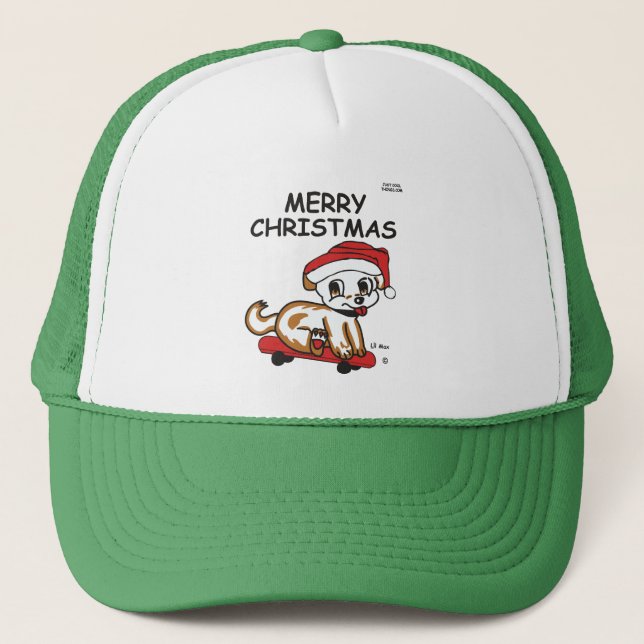 Frohe Weihnachten Lil maximale Kappe (Vorderseite)