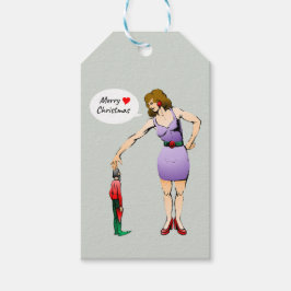 Frohe Weihnachten Little Elf Geschenkanhänger