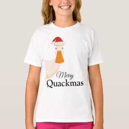 Frohe Weihnachten lustigen Cartoon cool Duck T-Shirt