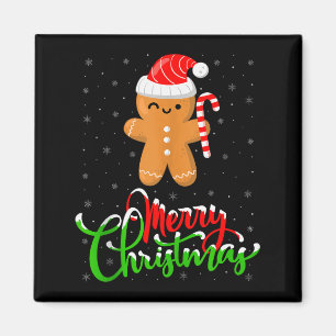 Frohe Weihnachten Lustiger Lebkuchen Backen Ch Magnet