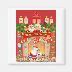 Frohe Weihnachten Magnet
