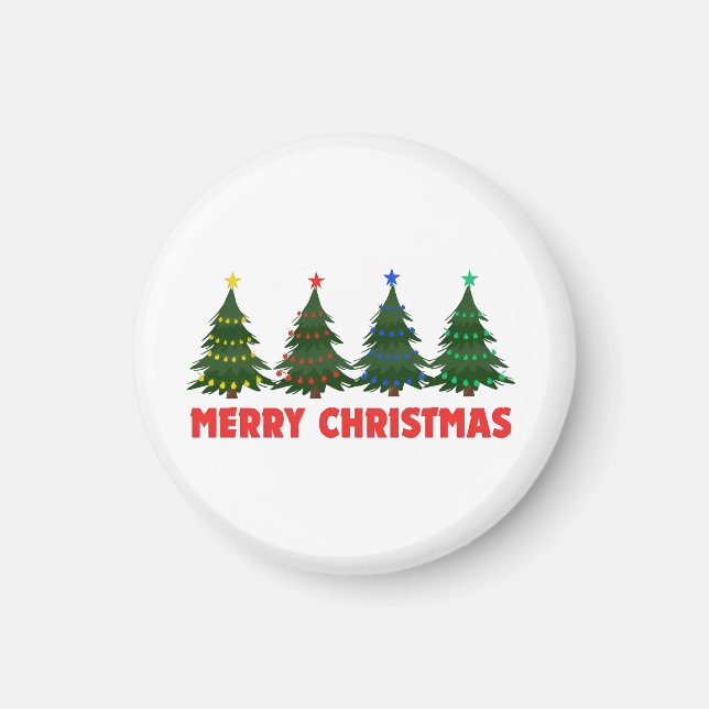 Frohe Weihnachten Magnet (Vorne)