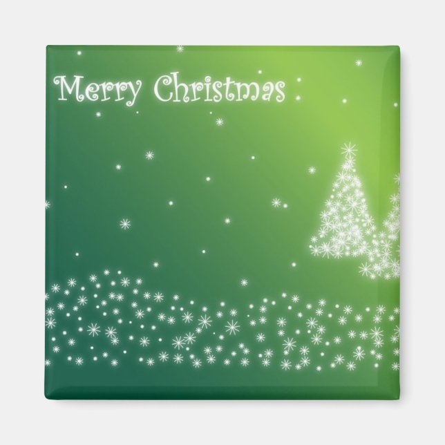 Frohe Weihnachten Magnet (Vorne)