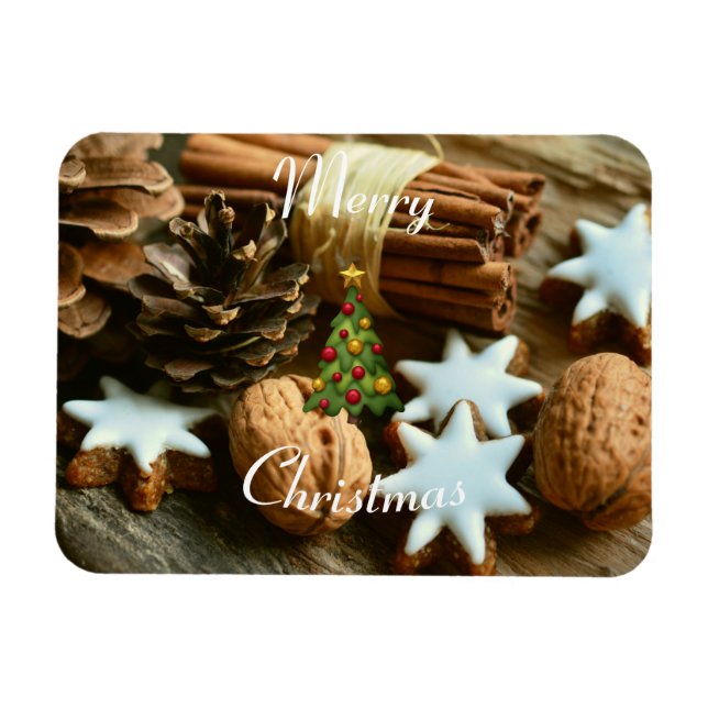 Frohe Weihnachten Magnet (Horizontal)