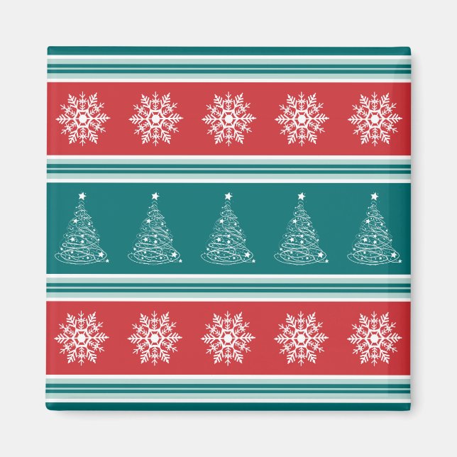 Frohe Weihnachten Magnet (Vorne)