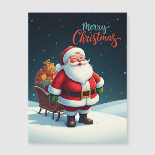 Frohe Weihnachten  Magnetkarte