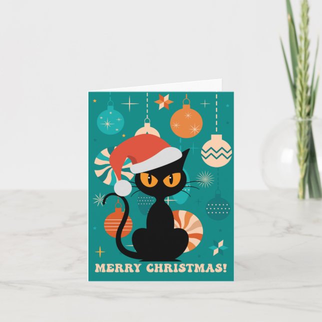 Frohe Weihnachten MCM Black Cat (Vorderseite)