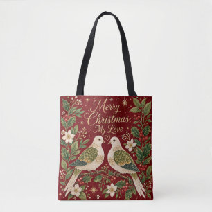 Frohe Weihnachten, meine Liebe, Turteltauben, Stec Tasche