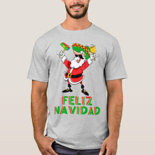 Frohe Weihnachten Mexiko Weihnachten Santa T-Shirt