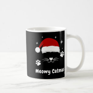 Frohe Weihnachten Miezekatze Süßes Kätzchen Katzen Kaffeetasse