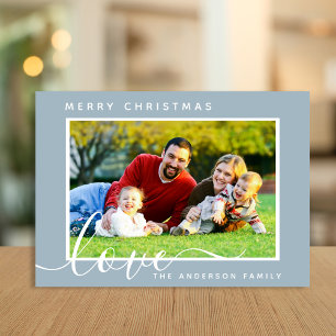Frohe Weihnachten Minimal Simple Family Foto
