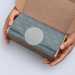 Frohe Weihnachten Minimalist Schrift Seidenpapier