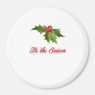 Frohe Weihnachten Mistelzweig Magnet