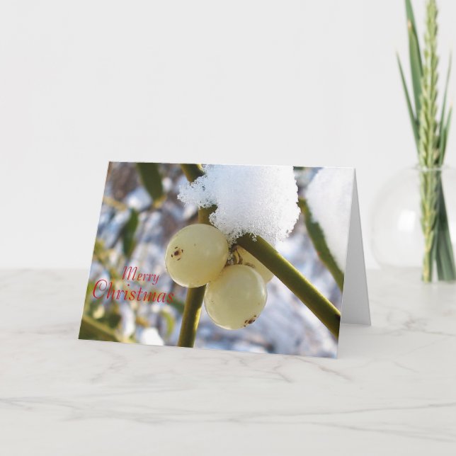 Frohe Weihnachten (Mistletoe Berries) (Vorderseite)