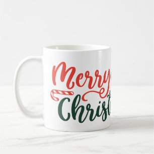 Frohe Weihnachten mit Candy Cane Tasse - Feierlich