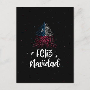 Frohe Weihnachten mit Chile-Flagge