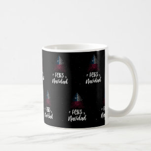 Frohe Weihnachten mit Chile-Flagge Kaffeetasse