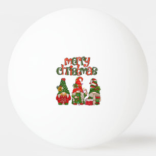 Frohe Weihnachten mit dem Weihnachtsmann Tischtennisball